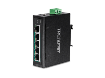 TRENDnet TI-PG50 - Unmanaged - Gigabit Ethernet (101001000) - Vollduplex - Power over Ethernet (PoE) - Rack-Einbau - Wandmontage