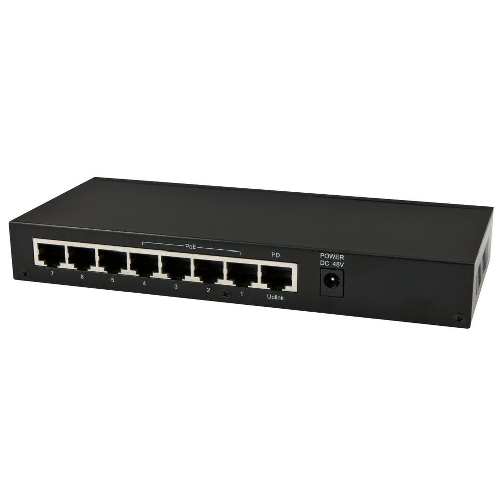 ALLNET ALL-SG8208PD ungemanaged 10G Ethernet (100/1000/10000) - (PoE) Unterstützung Schwarz Netzwerk Switch, Ansicht 3