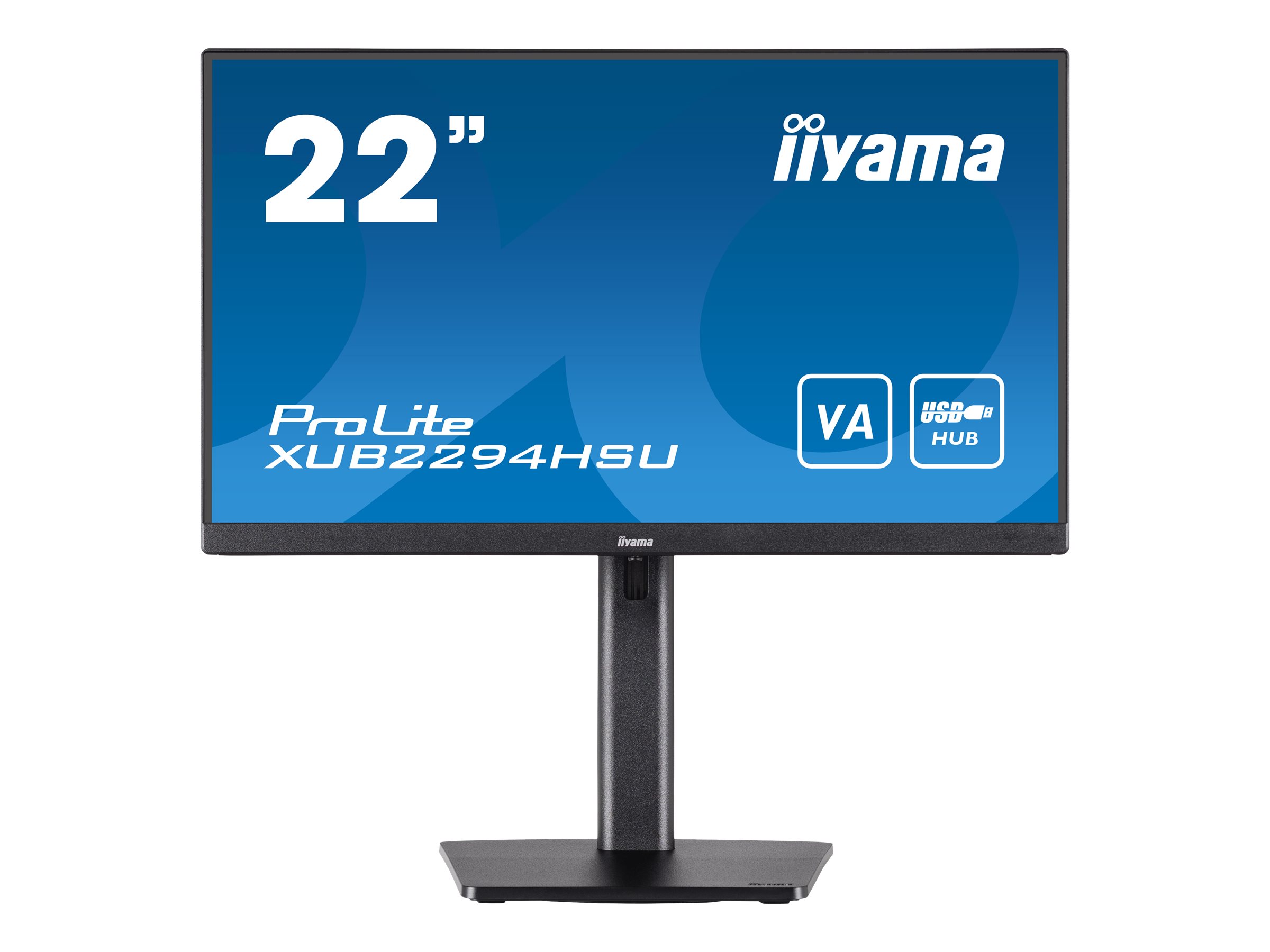 21,5" ETE VA-panel, 1920x1080, 15cm Height Adj. Stand, Pivot, 250cd/m2, Speakers, HDMI, DisplayPort, 1ms, FreeSync, USB 2x3.0