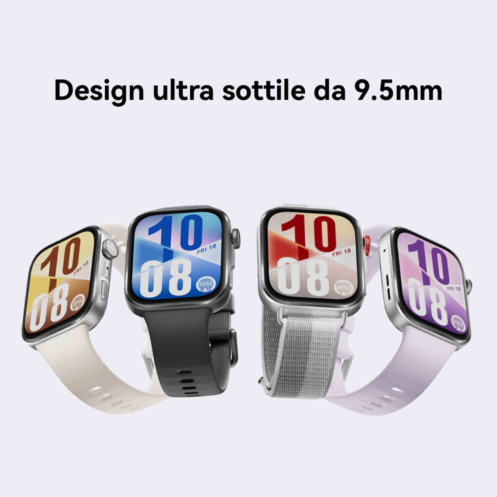 Huawei Watch Fit 4 - Aluminiumlegierung - intelligente Uhr mit Riemen - Lila - Handgelenk: 120-190 mm - Anzeige 1.82, Ansicht 2