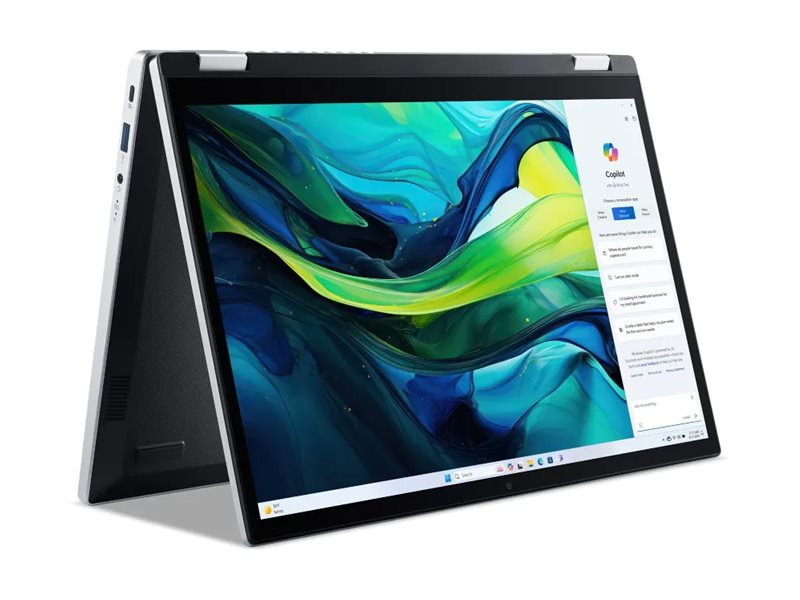 Acer Aspire Go Spin 14 AGSP14-31PT - Flip-Design - Intel N-series N355 / 1.9 GHz - Win 11 Home - Intel Graphics - 8 GB RAM - 512 GB SSD NVMe - 35.6 cm (14")