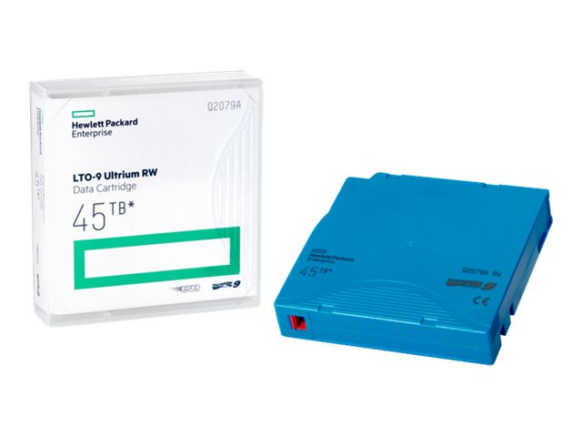 HPE LTO-9 45TB WORM Cust Lbl 20 Crtg (Q2079WL)