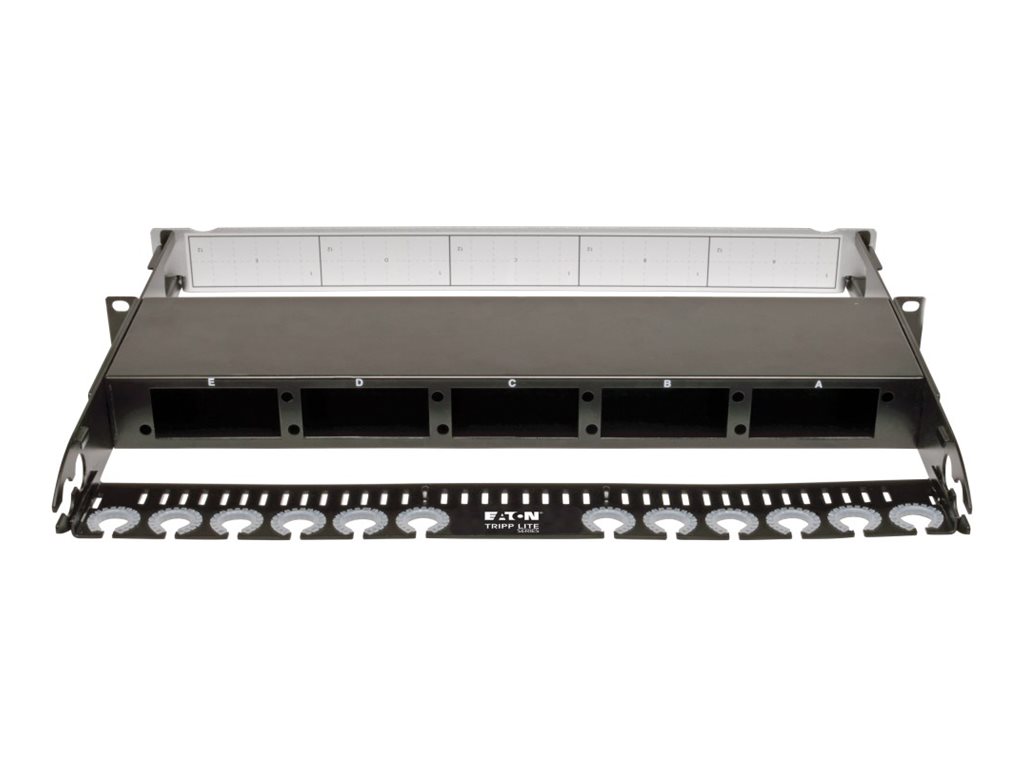 Tripp Eaton Tripp Lite Series High Density Rackmount Fiber Enclosure Panel 5 Cassette 1URM - Netzwerkgerätegehäuse - 1U - 48.3 cm (19)