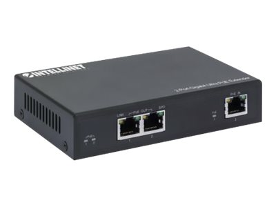 Intellinet 2-Port Gigabit Ultra PoE Extender Adds up to 100 m (328 ft.)