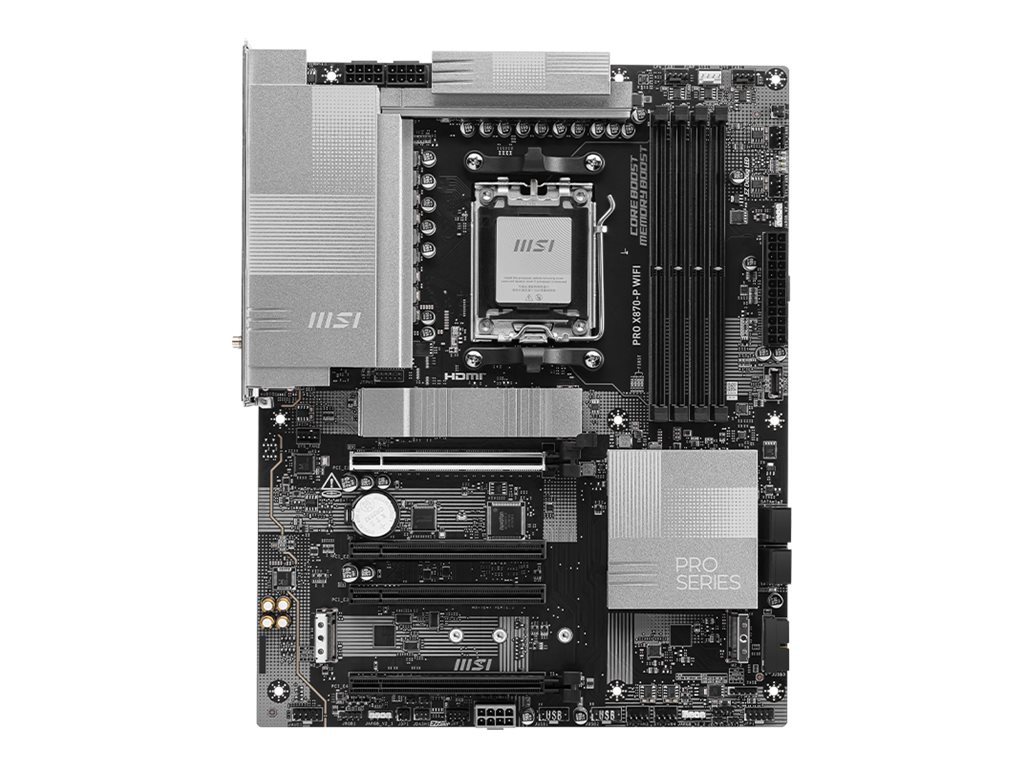 MSI PRO X870-P WIFI - Motherboard - ATX - Socket AM5 - AMD X870 Chipsatz - 5 Gigabit Ethernet, Wi-Fi 7 - Onboard-Grafik 