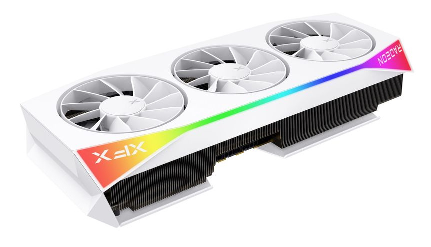 XFX RX 9070XT Mercury Gaming RGB 16GB OC GDDR6 White retail - Grafikkarte - 16.384 MB, Ansicht 2