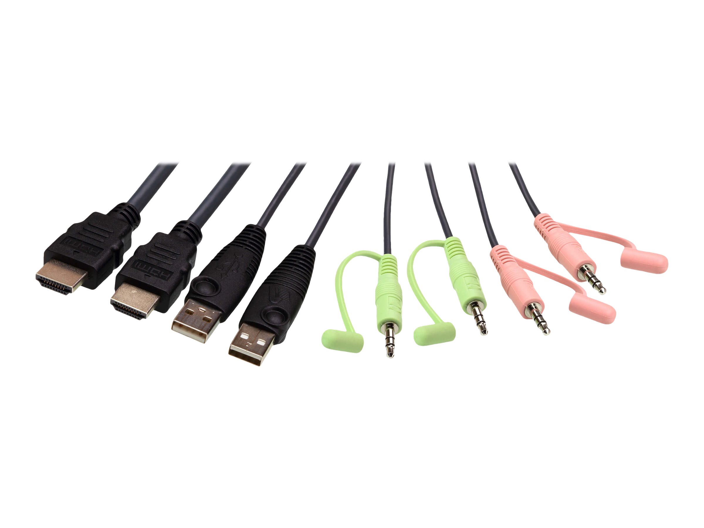 ATEN CS22H - KVM-Audio-USB-Switch - 2 x KVMAudioUSB