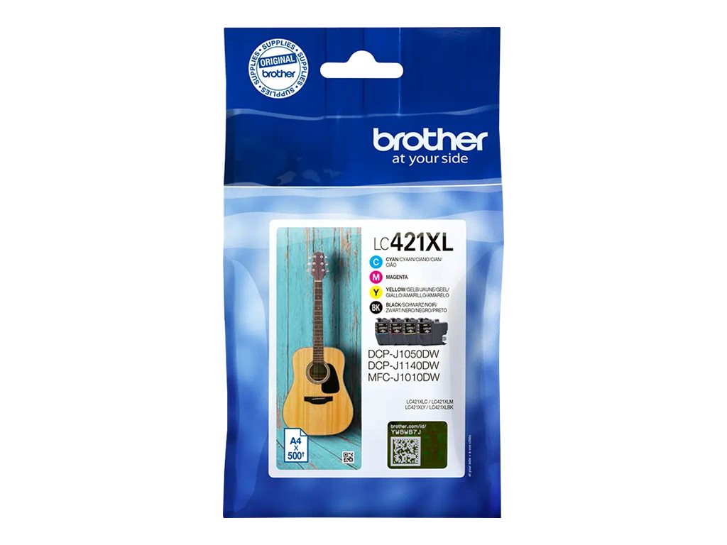 BROTHER LC421XLVAL 4pack Ink Cartridge (LC421XLVALDR)