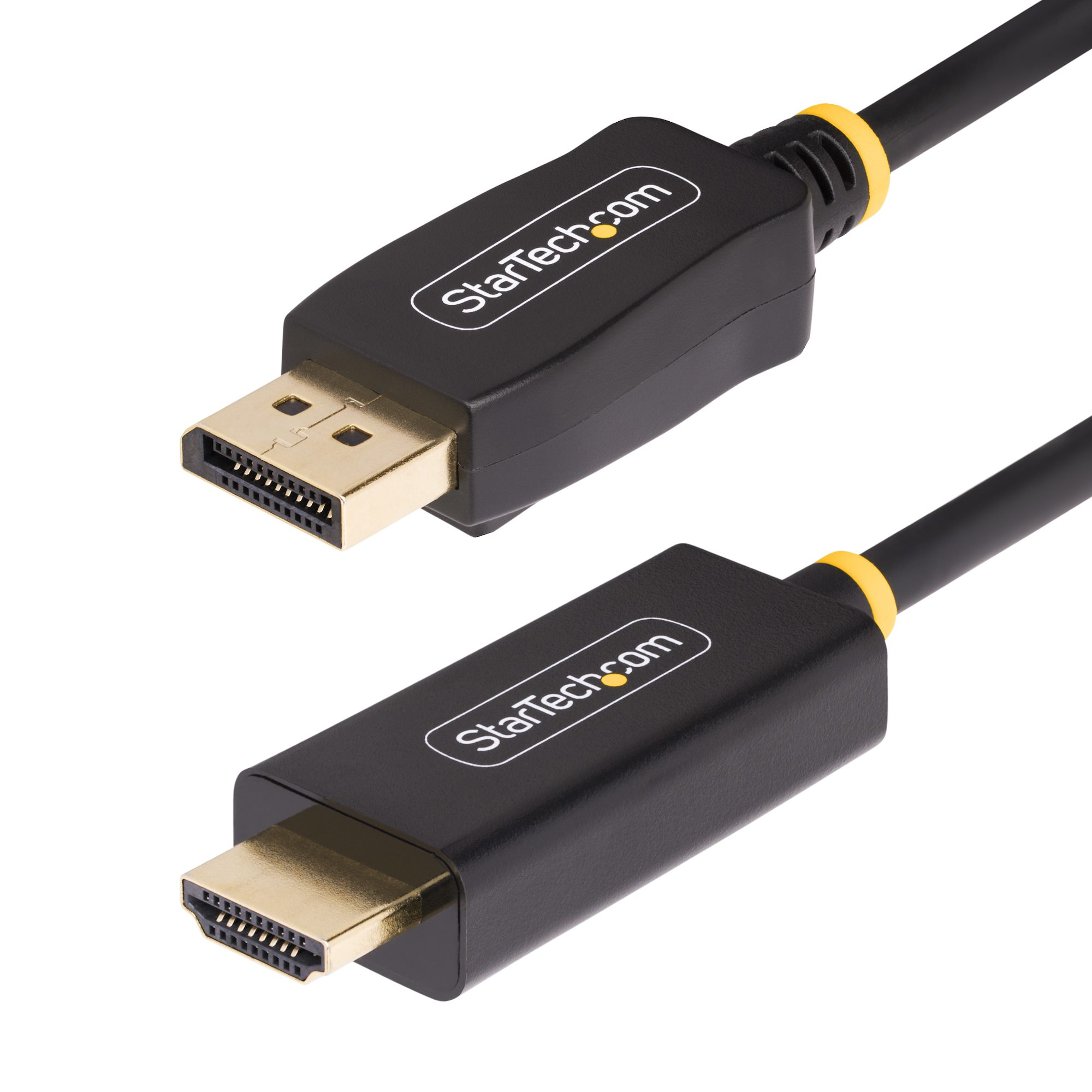 StarTech.com 3.3ft (1m) DisplayPort to HDMI Adapter Cable, 4K 60Hz with HDR, DP to HDMI 2.0b, Active Video Converter, Ansicht 2