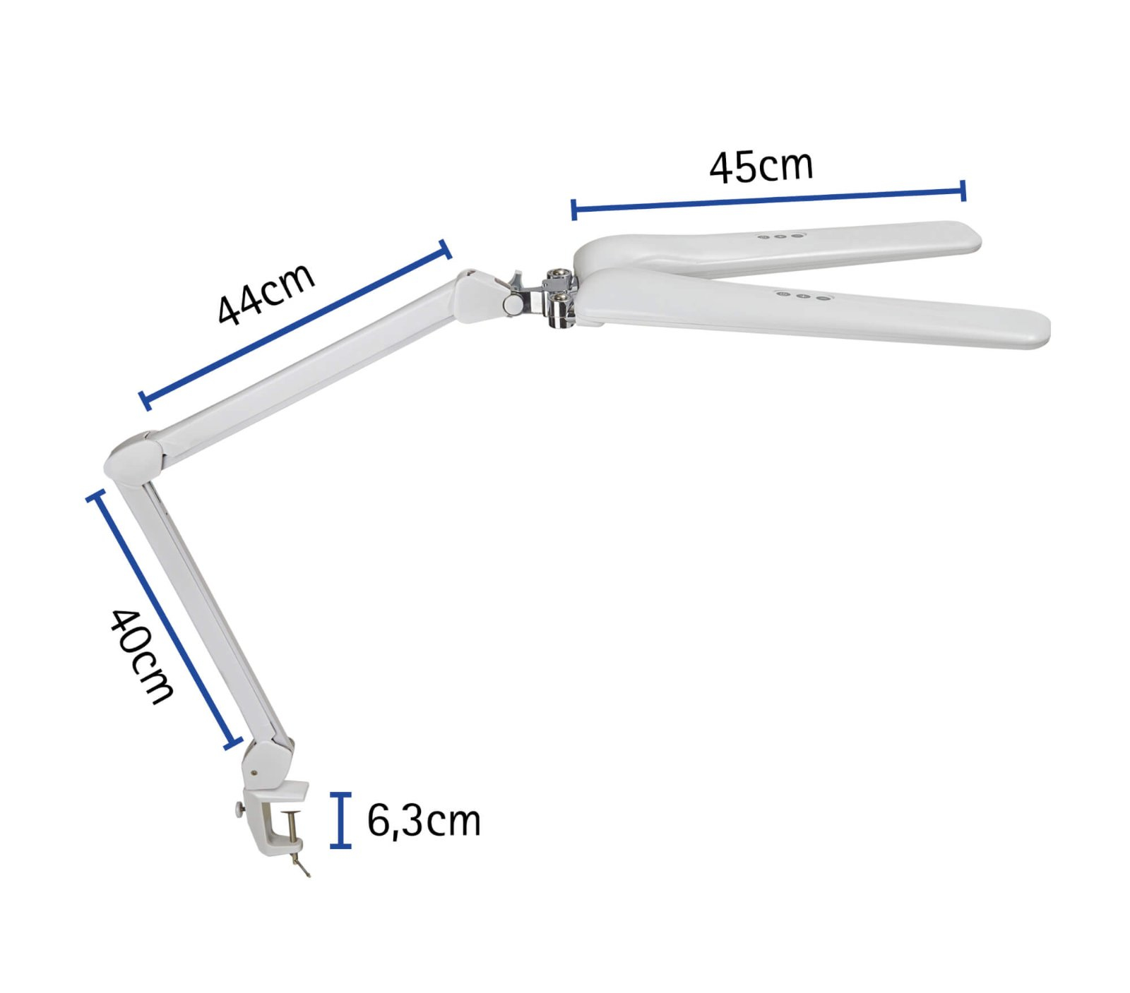 Jakob Maul GmbH MAUL 8205402 - Weiß - LED workstation lamp MAULcraft duo, Ansicht 3