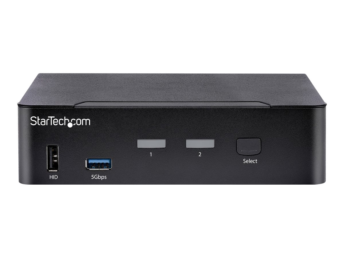 StarTech.com 2 Port USB C KVM Switch, KVM Umschalter