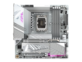 Gigabyte AORUS Z890M ELITE WIFI7 ICE - Motherboard - micro ATX - LGA1851-Sockel - Z890 Chipsatz - USB4 USB-C 3.2 Gen2 USB 3.2 Gen 2 USB 3.2 Gen 1 - 2.5 Gigabit LAN Wi-Fi 7 Bluetooth - Onboard-Grafik (CPU erforderlich)