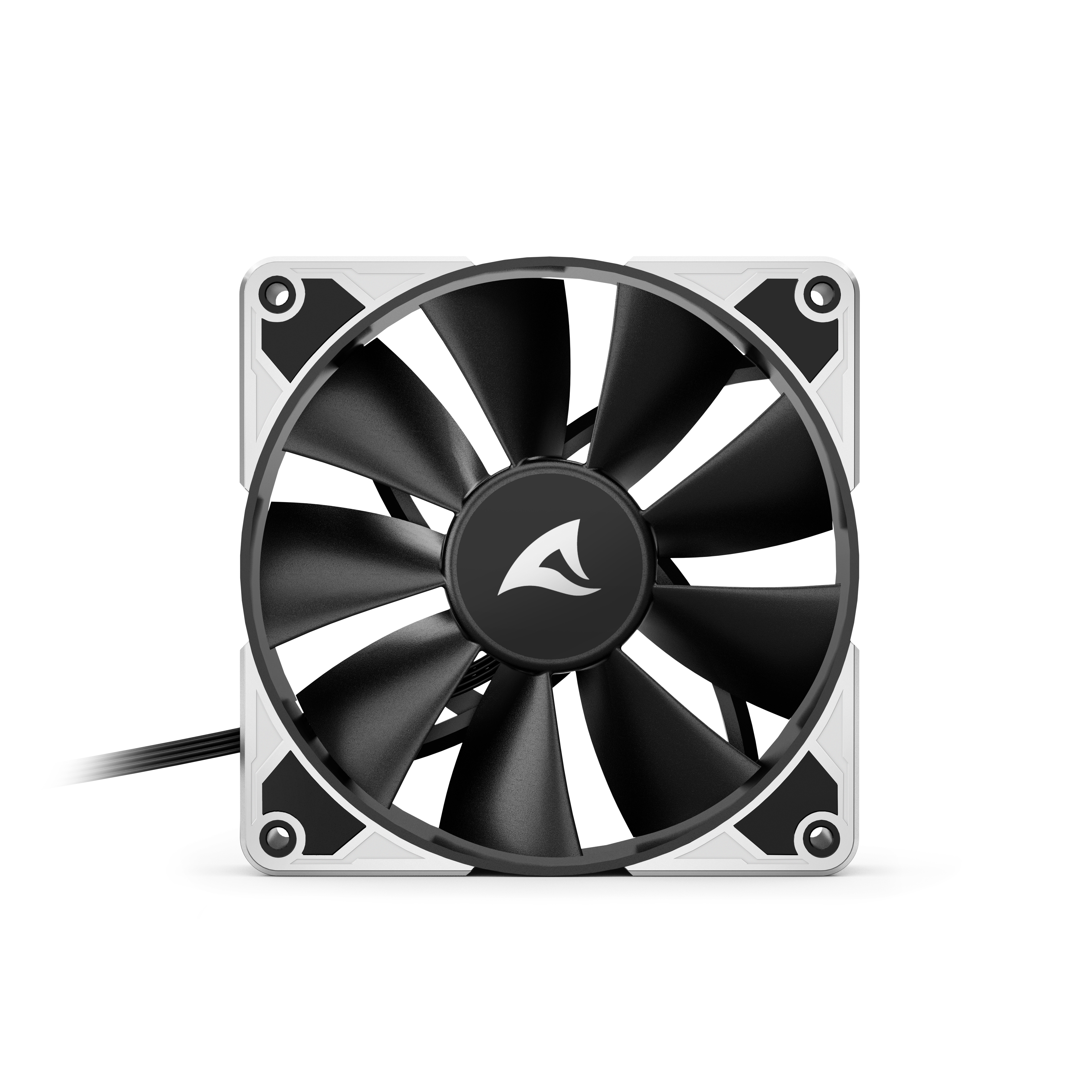 Sharkoon SilentStorm BW120 PWM - Ventilator - 12 cm - 450 RPM - 1400 RPM - 89,06 m³/h - Beere, Ansicht 2