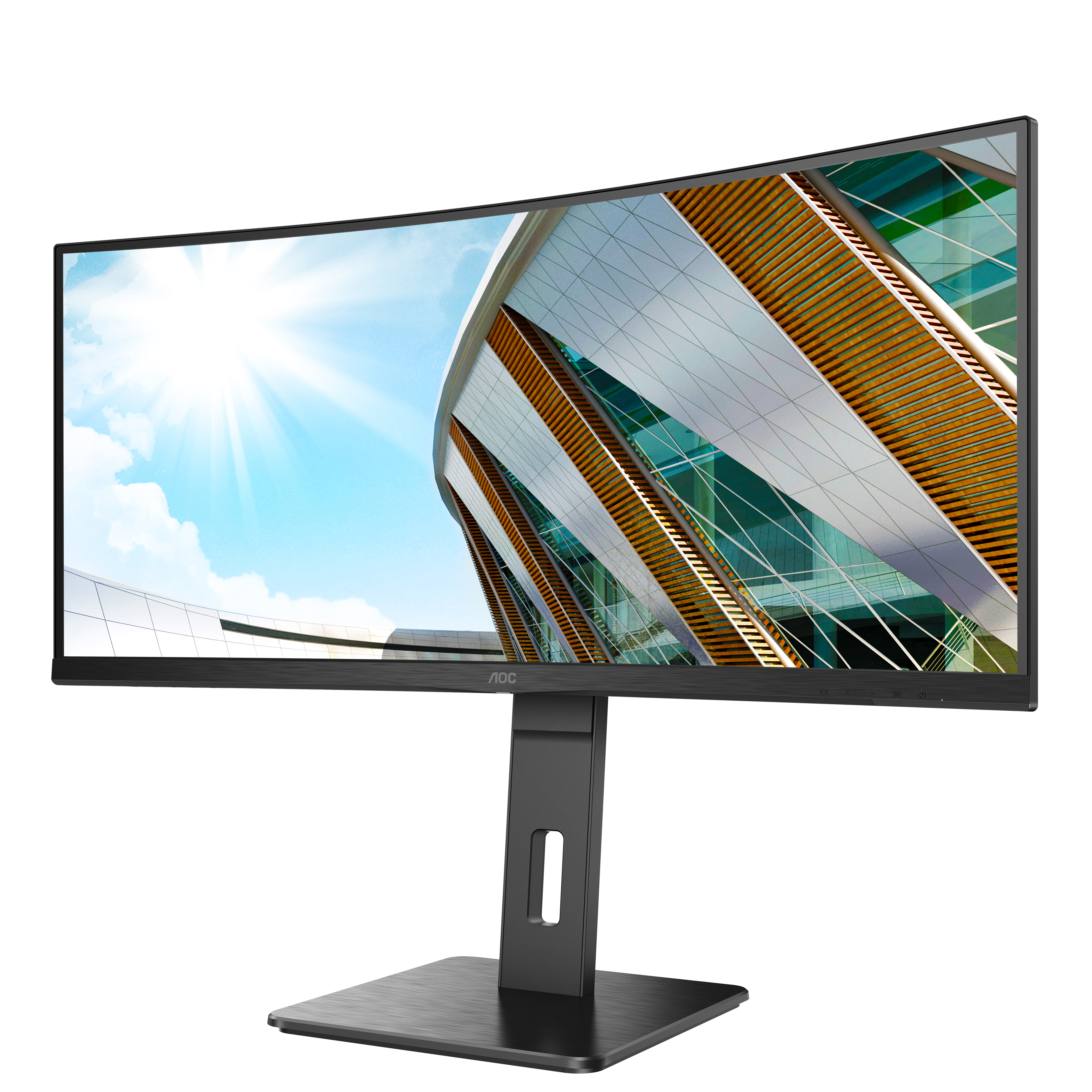AOC Pro-line CU34P2A - P2 Series - LED-Monitor - gebogen - 86.36 cm (34), Ansicht 2