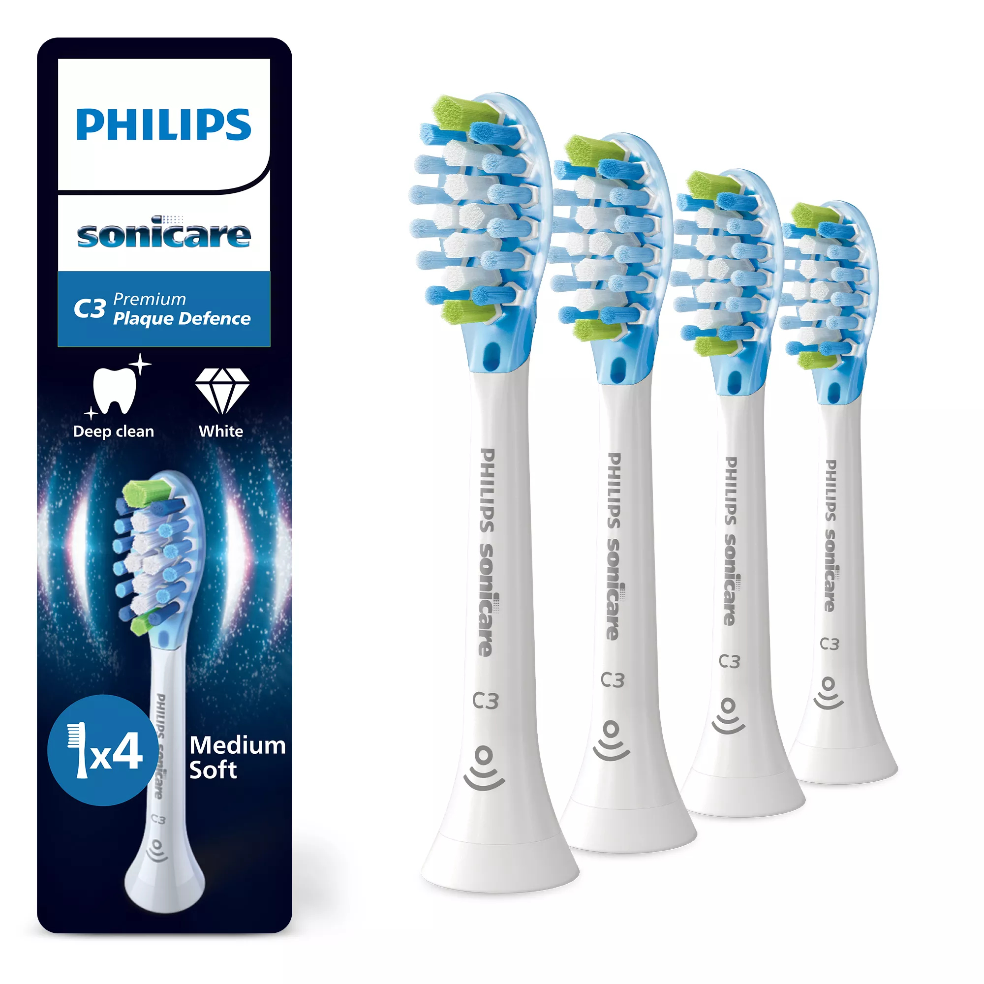 Philips Sonicare Premium Plaque Defence HX9044/87 4 Stück, Ansicht 2