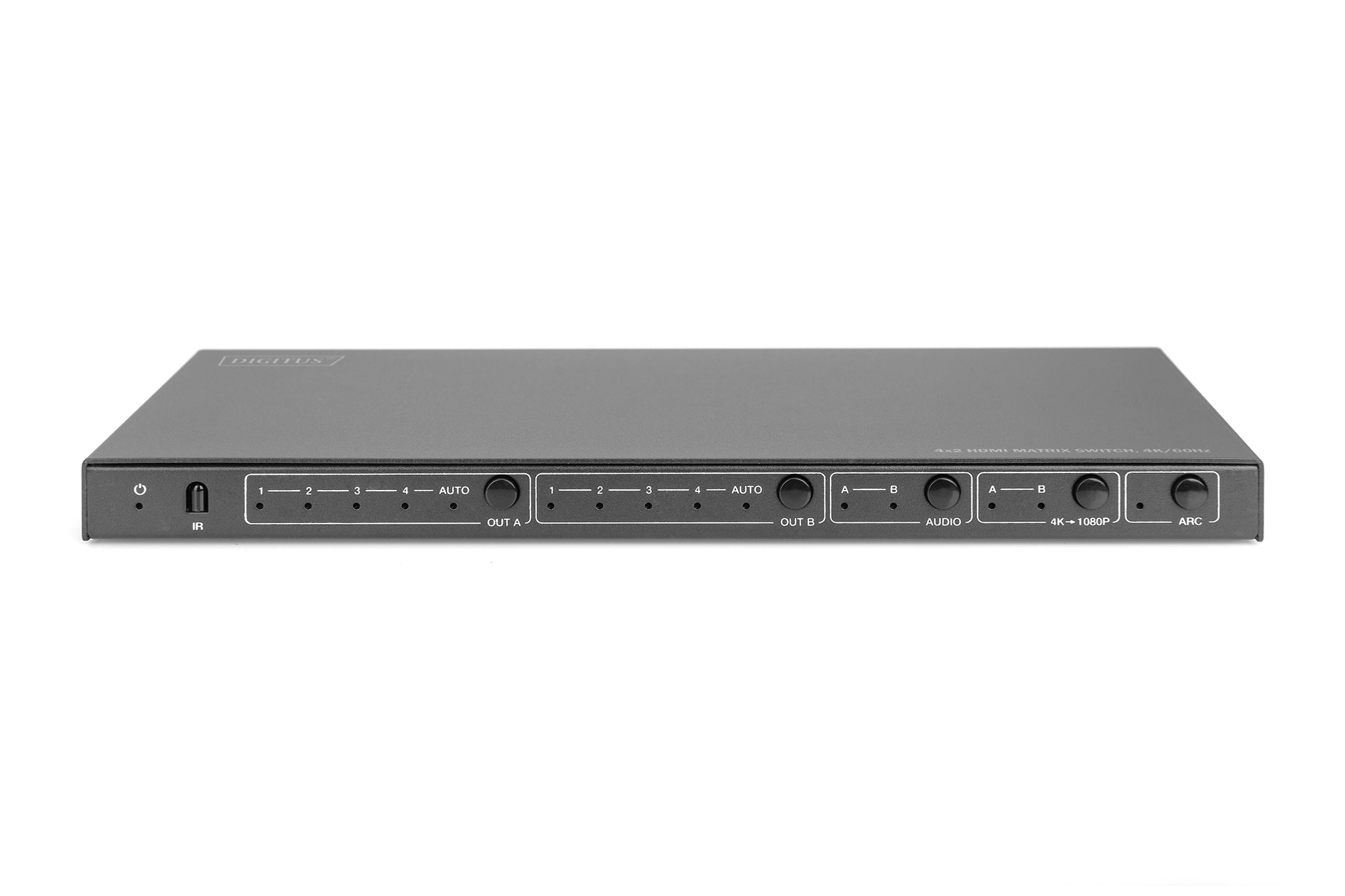 DIGITUS 4x2 HDMI Matrix Switch, 4K/60Hz, Ansicht 2