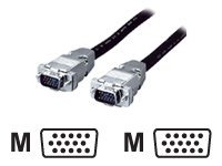 Equip VGA Kabel HD15 St/St 15.00m 1024x 768/60Hz sw/si (118865)