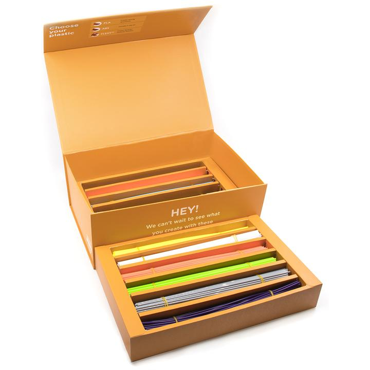 3Doodler Create LP Plastic Kit - Filament-Nachfüller - Mehrfarbig - Acrylnitril-Butadien-Styrol (ABS) - 1200 Stück(e), Ansicht 2