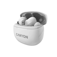 Canyon Bluetooth Headset TWS-8 ENC Earbuds/BT 5.3 white retail - Headset