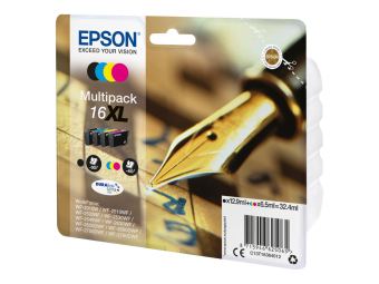Epson 16XL Multipack - 4er-Pack - XL - Schwarz Gelb Cyan Magenta