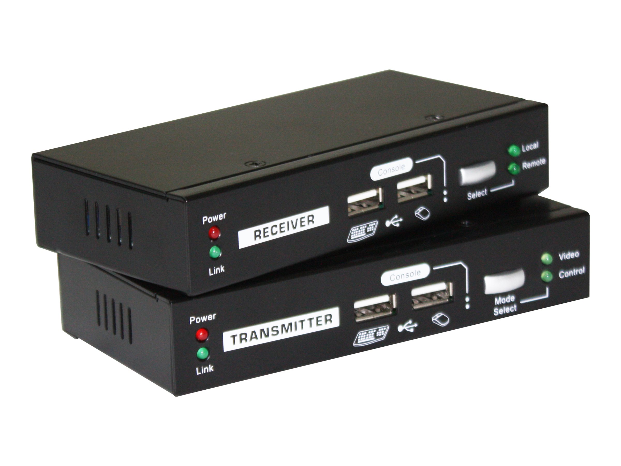 LevelOne KVM-9036 - KVM-Extender - USB 2.0, RS-232