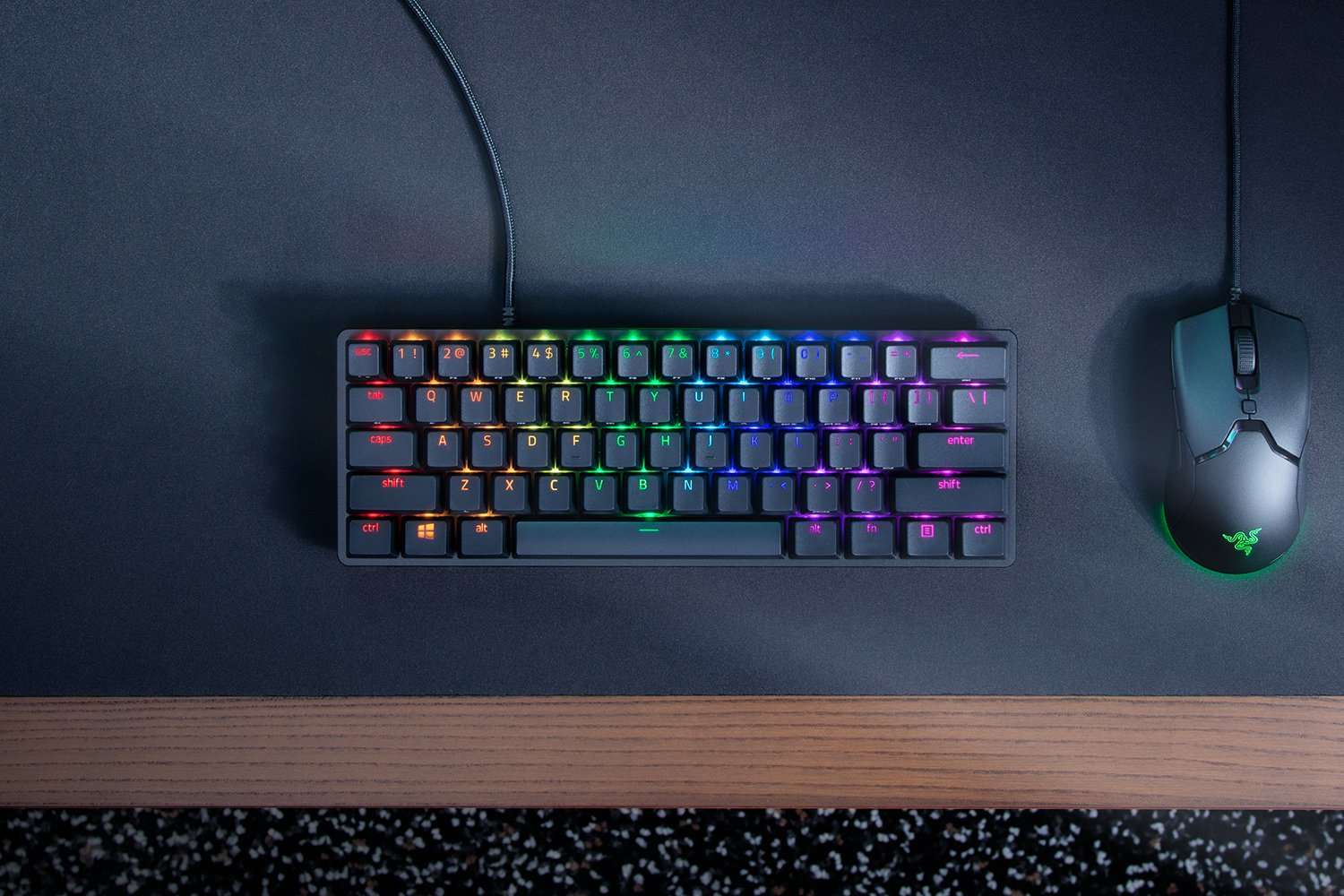 Razer Huntsman Mini - Tastatur - Hintergrundbeleuchtung - TL: Deutsch, QWERTZ, Ansicht 2
