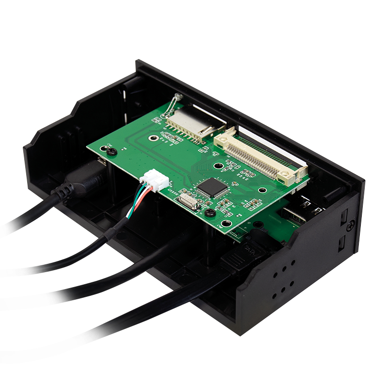 LogiLink 5.25 Multifunction Front Panel - Kartenleser - 6 in 1 - 13,3 cm (5,25 Zoll), Ansicht 4