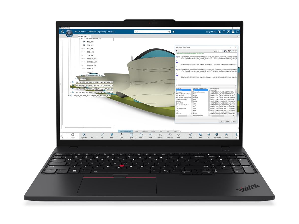 Lenovo ThinkPad P16s - 16" Notebook - Core Ultra 7 5,1 GHz 40,6 cm