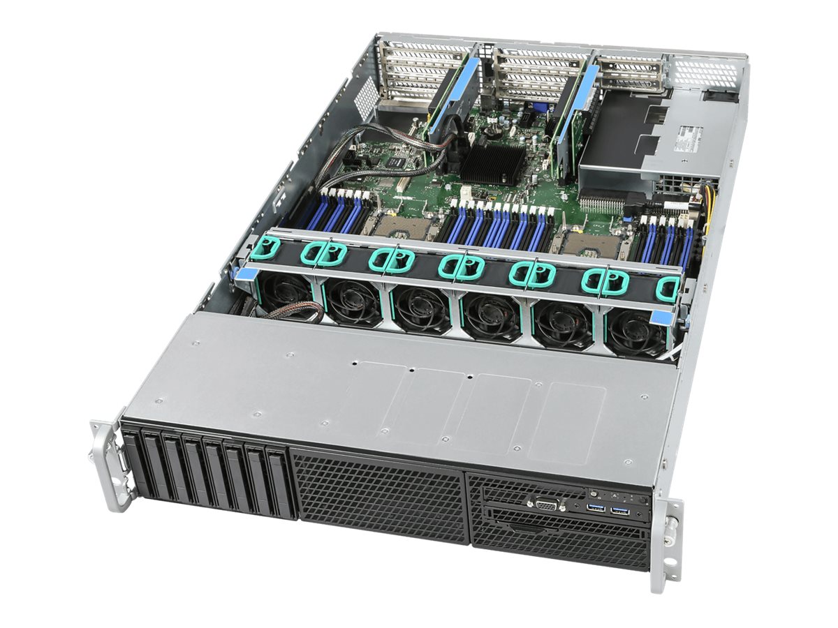Intel Server System R2208WFQZS - Server - Rack-Montage - 2U - zweiweg - keine CPU - RAM 0 GB - SATA - Hot-Swap 6.4 cm (2.5")