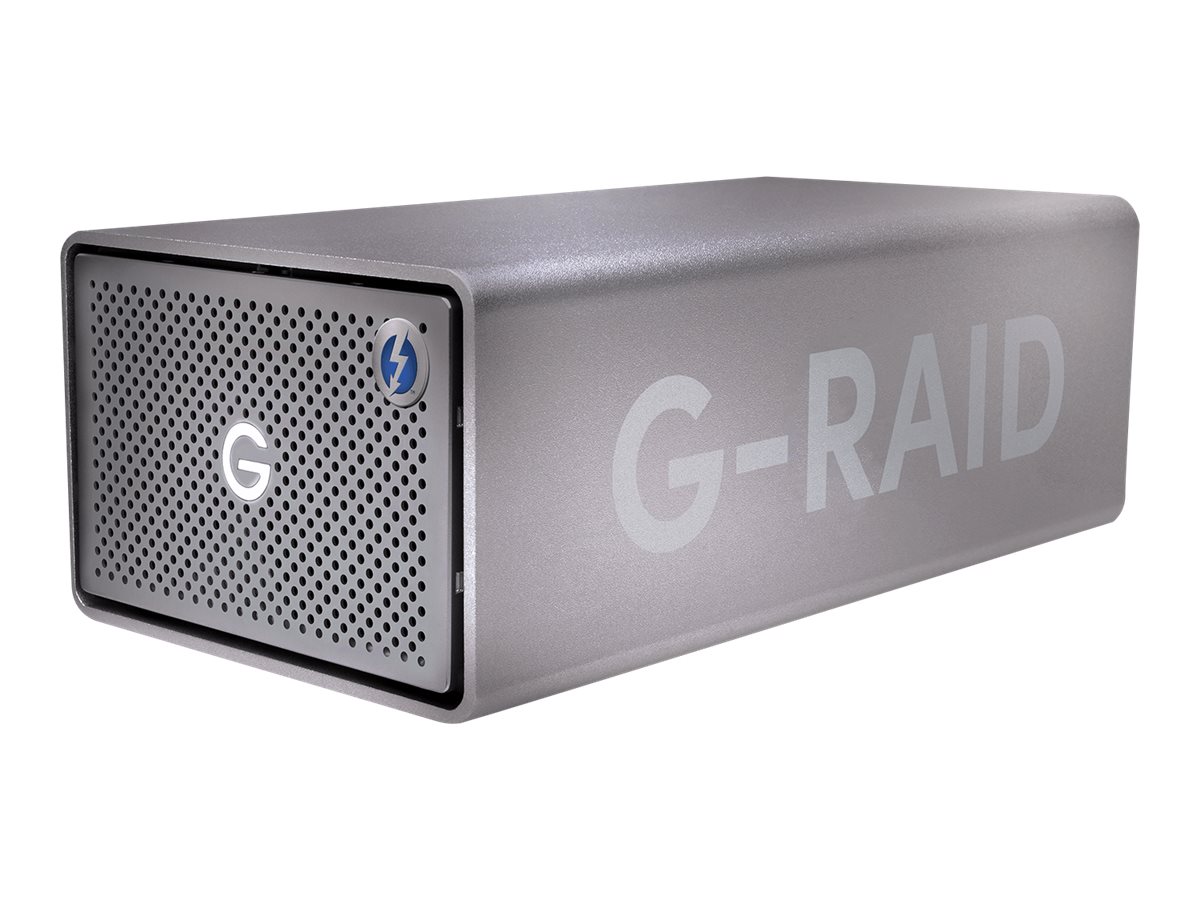 SanDisk Professional G-RAID 2 - Festplatten-Array - 24 TB - 2 Schächte - HDD 12 TB x 2 - Thunderbolt 3, USB 3.1 Gen 2 (extern)