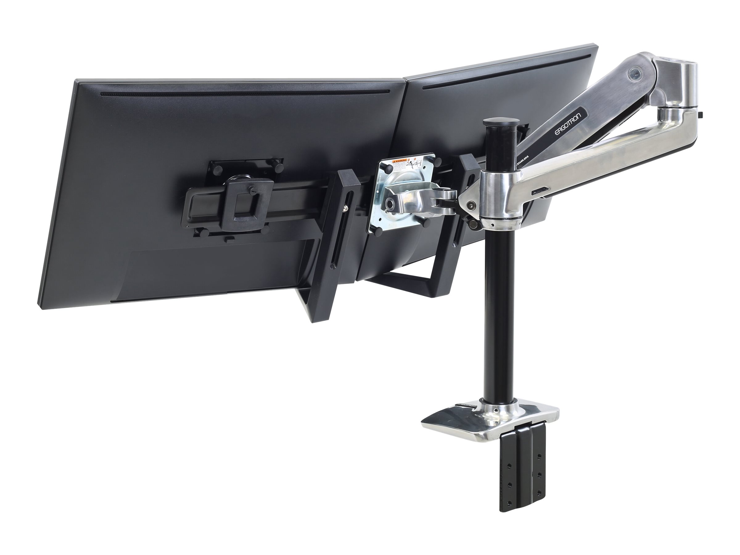 Ergotron Befestigungskit (Griff Halterung für zwei Monitore) - für 2 LCD-Displays - Schwarz - Bildschirmgröße: 43.2-61 cm (17-24)