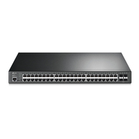 TP-LINK JetStream SG3452P - Switch - managed - 48 x PoE++ 4 - Switch - 1 Gbps
