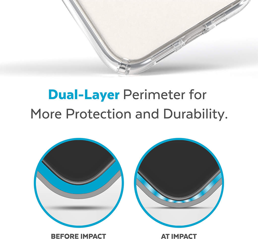Speck Presidio Perfect Clear - Cover - Apple - iPhone 14 Plus - iPhone 15 Plus - 17 cm (6.7) - Transparent, Ansicht 2