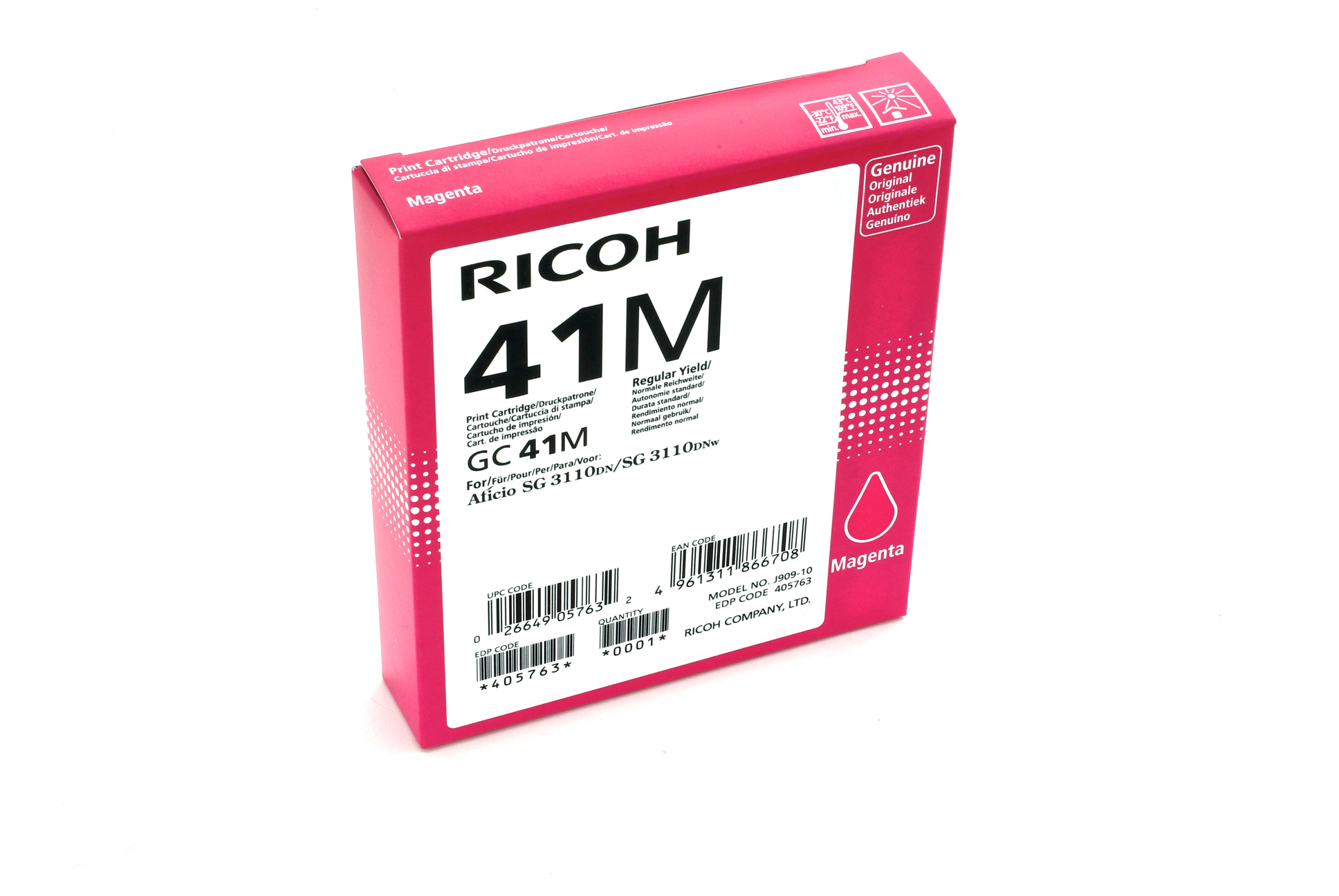 Ricoh Magenta - Original - Tintenpatrone - für Ricoh Aficio SG 3100, Ansicht 2