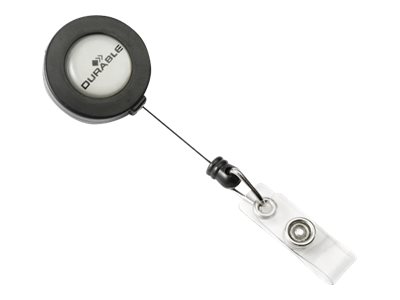 Durable Ausweishalter - holzkohlefarben  (Packung mit 10), Ansicht 2