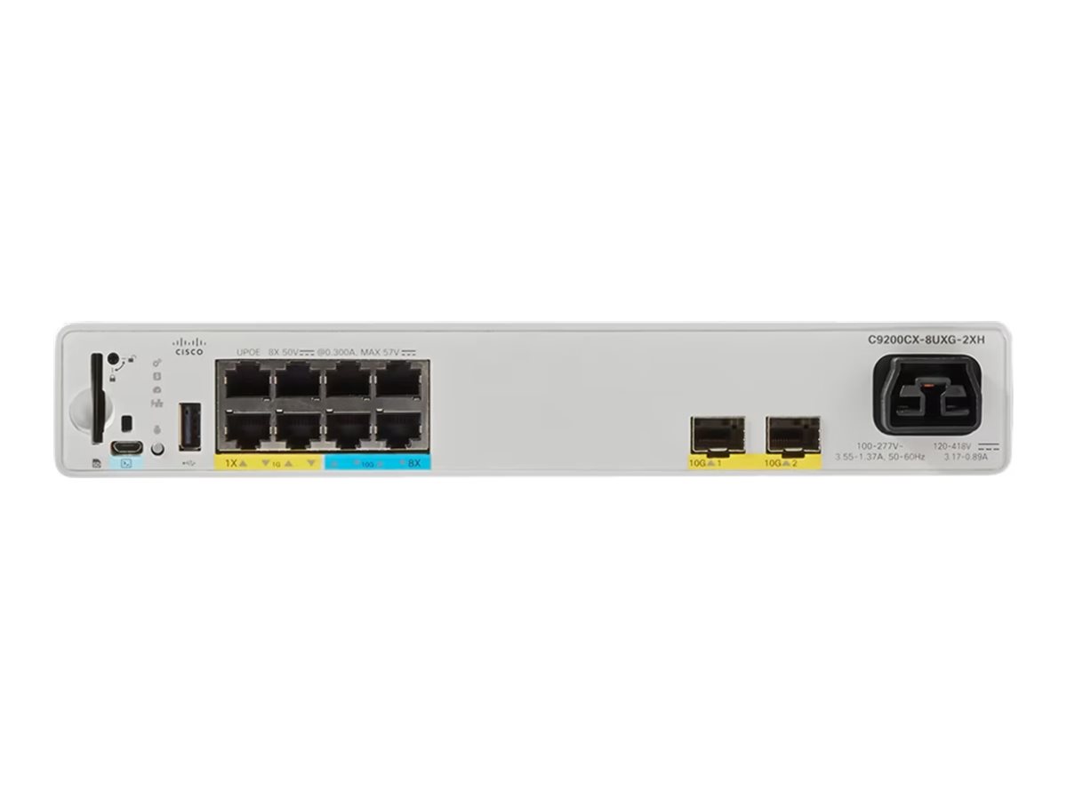 Cisco Catalyst 9200CX - Network Advantage - Switch - kompakt - L3 - managed - 4 x 101001000 (UPOE)