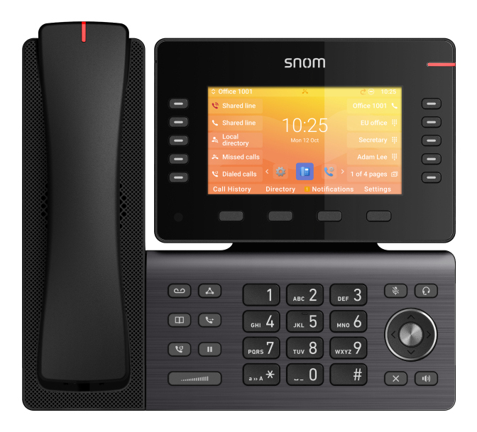 Snom Telefon D892M - VoIP-Telefon - VoIP-Telefon - Voice-Over-IP, Ansicht 4