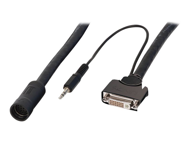 Lindy DVI Female & Audio Fly Lead for In-Wall Cable Run, Ansicht 4