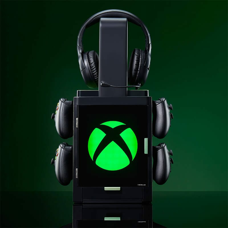 Numskull Games Official Xbox Gaming Locker, Diskettenhalter für Spiele, Xbox, Schwarz, Kabelgebunden, Ansicht 4