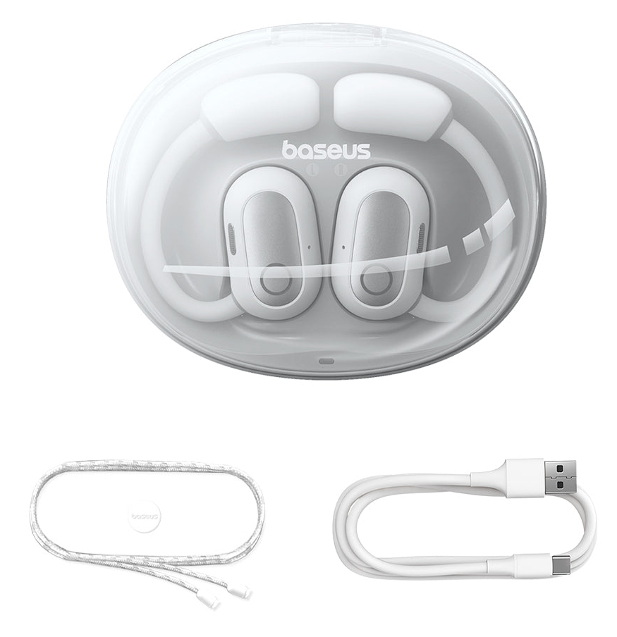 Baseus Eli Sport 1 Open-Ear TWS Earbuds Weiß - Kopfhörer - Stereo, Ansicht 4