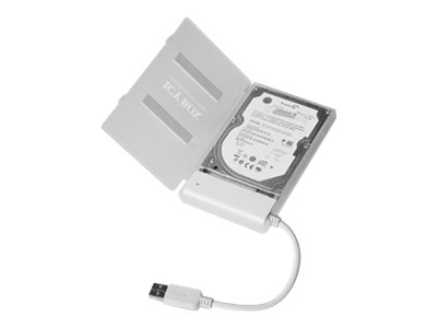 ICY BOX 2,5 6cm 1x SATA 2,5 zu 1x USB 3.0, inklusive Schutzbox