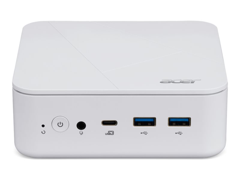 Acer Revo Box RB102-BARR - Barebone - Mini-PC - 1 x Ryzen 5 7430U / 2.3 GHz - RAM 16 GB - SSD 512 GB - Radeon Graphics - Wi-Fi 6E, Bluetooth, 1GbE, 2.5GbE - WLAN: 802.11a/b/g/n/ac/ax (Wi-Fi 6E)
