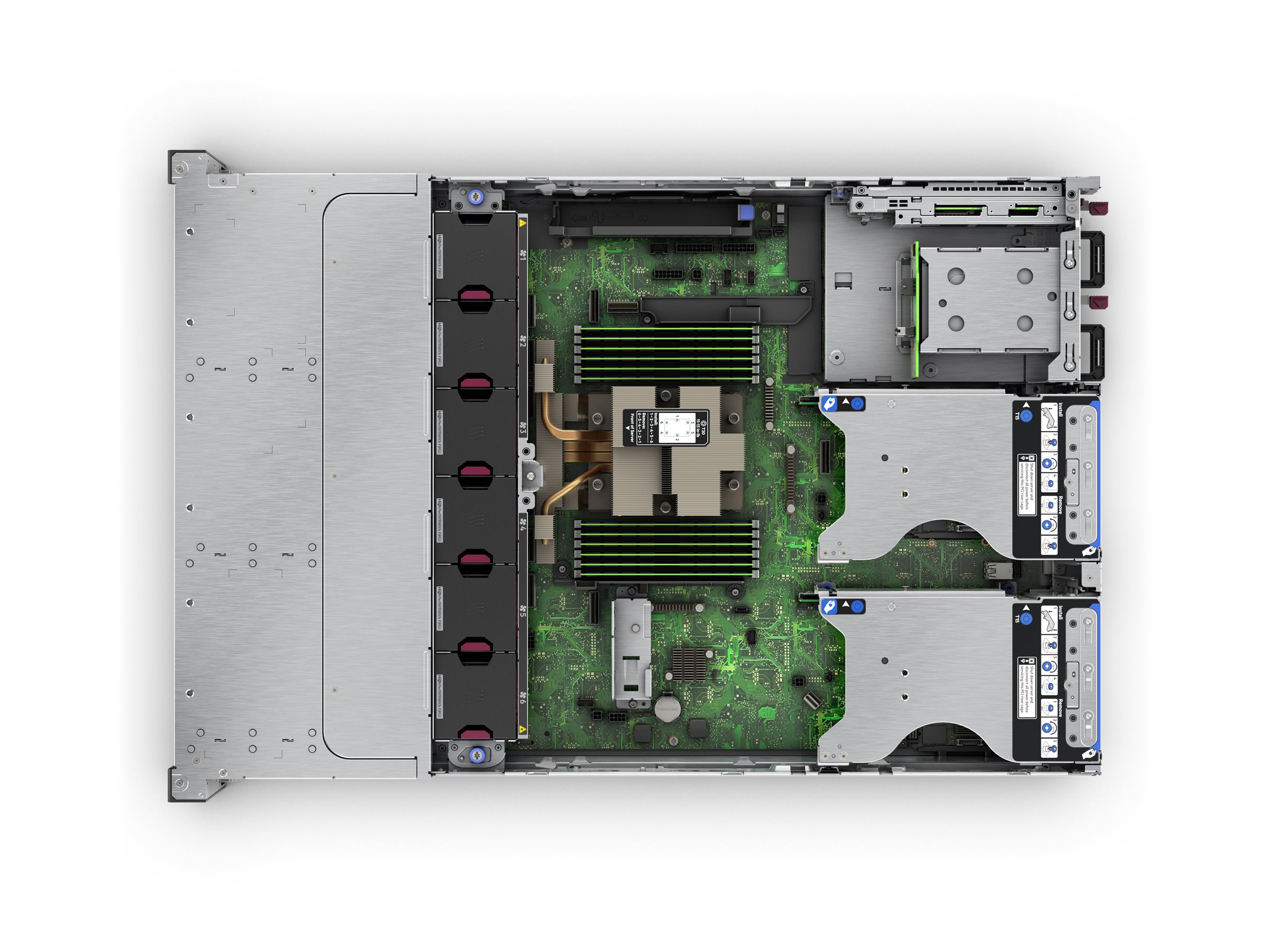 HPE ProLiant DL345 Gen11 - Server - Rack-Montage - 2U - 1-Weg - 1 x EPYC 9115 / 2.6 GHz - RAM 64 GB - SATA/SAS - Hot-Swap 8.9 cm (3.5")
