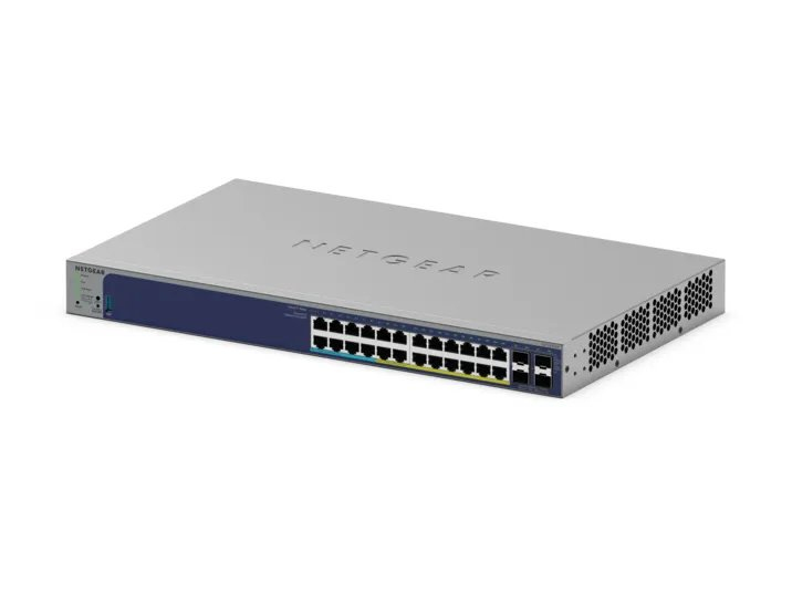 Netgear Smart GS728TXUP - V3 - Switch - L3 Lite - Smart - 24 x 10/100/1000 (PoE++), Ansicht 3