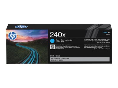 HP 240X - Hohe Ergiebigkeit - Cyan - original - LaserJet - Box - Tonerpatrone (W2401X)