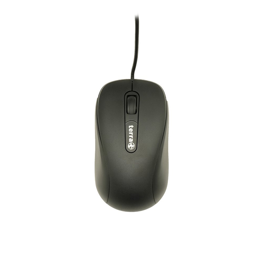 TERRA Mouse 1500 Corded USB black 3-Tasten symmetrisch kabelgebunden 1 - Maus - Sonstiges Eingabegerät, Ansicht 3