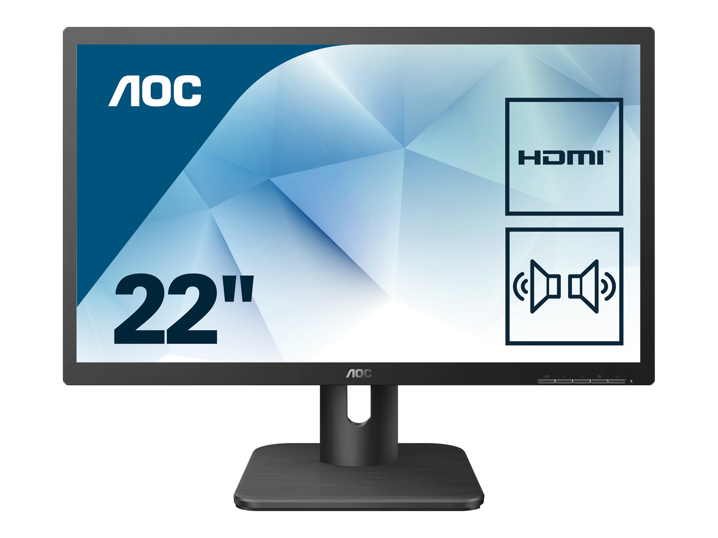AOC 54,6cm (21,5 Zoll) 22E1D    16:09 HDMI/DVI  black 2ms