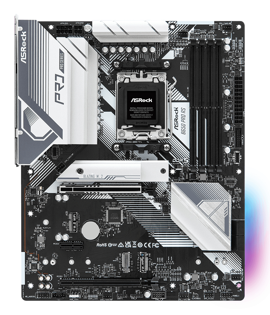 ASRock B650 Pro RS - Motherboard - ATX - Socket AM5 - AMD B650 Chipsatz, Ansicht 3