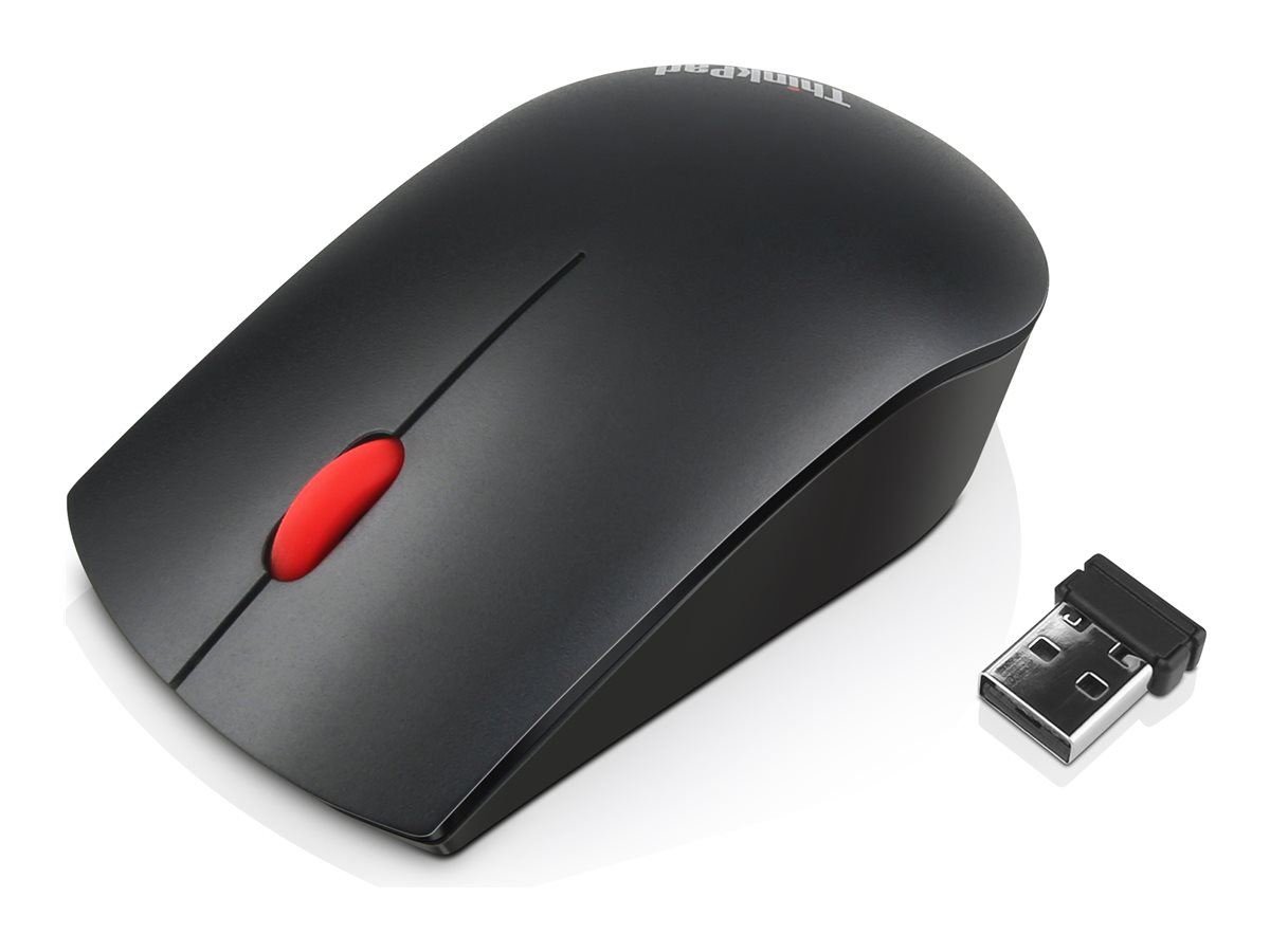 Lenovo ThinkPad Essential Wireless Mouse - Maus - Laser - 3 Tasten - kabellos - 2.4 GHz - kabelloser Empfänger (USB), Ansicht 4