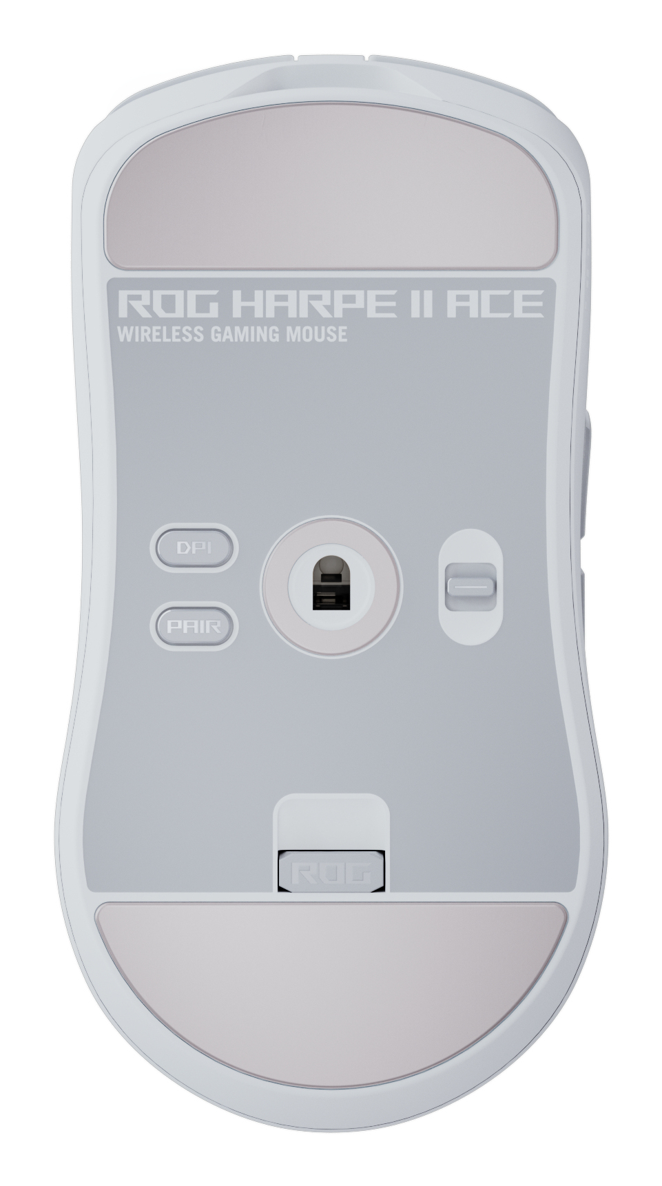 ASUS ROG Harpe II Ace - Maus - Für Rechtshänder - optisch - 6 Tasten - kabellos, kabelgebunden - USB, 2.4 GHz, Bluetooth, Ansicht 3